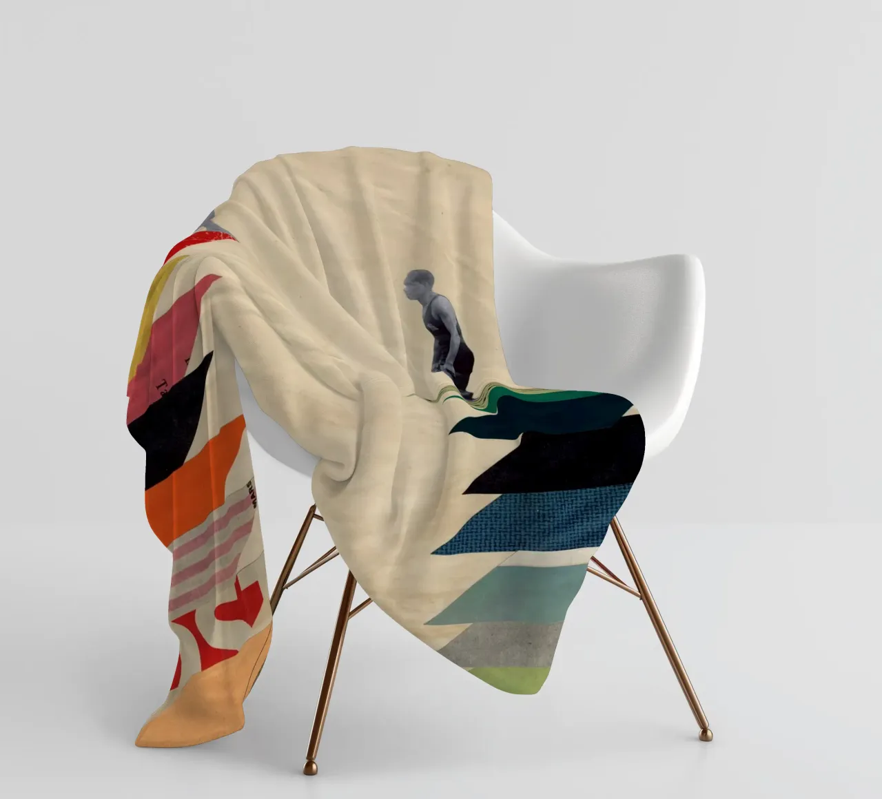Insieme coperta in pile da Cassia Beck Collage