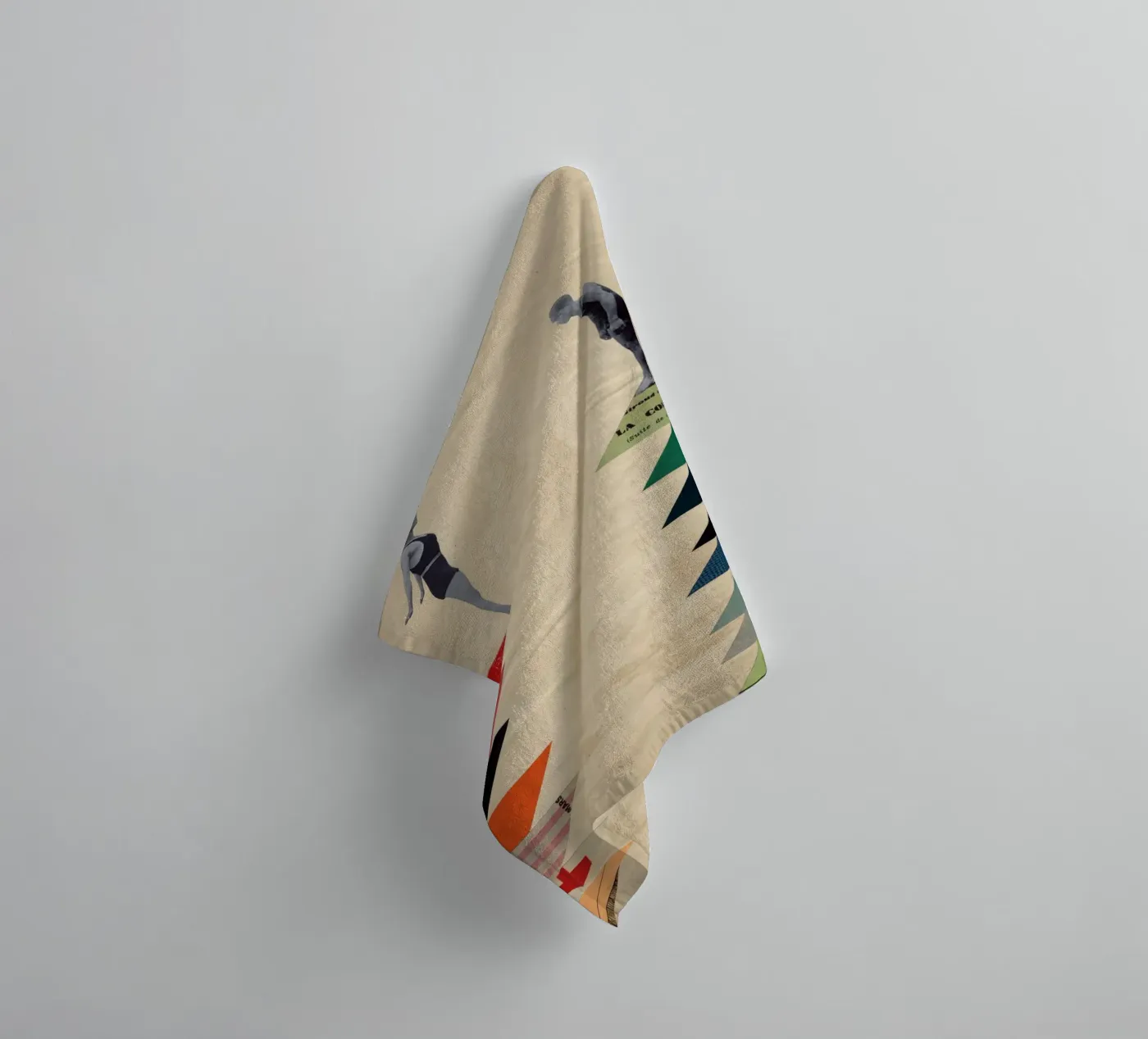 Samen badhanddoek van Cassia Beck Collage