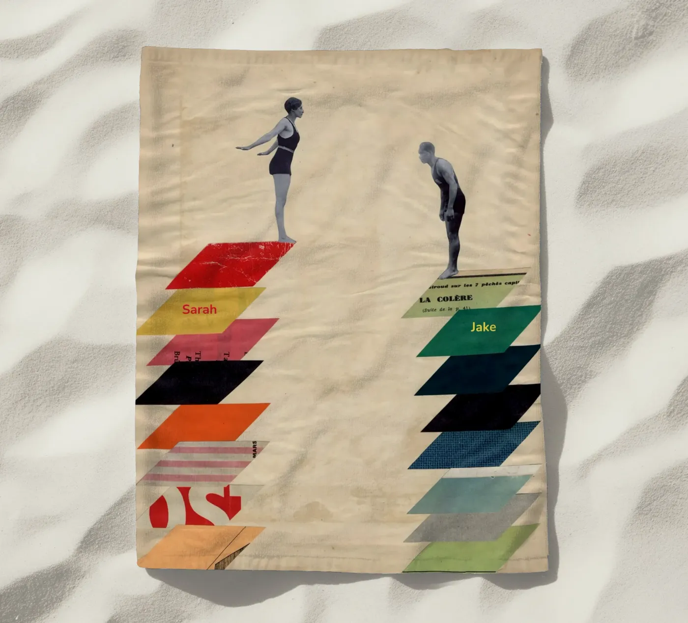 Insieme telo mare da Cassia Beck Collage