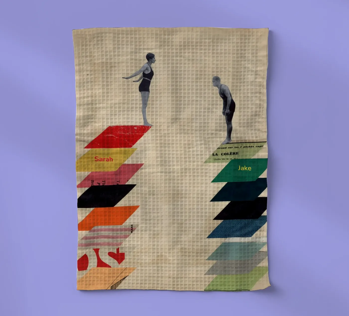 Together torchon de Cassia Beck Collage