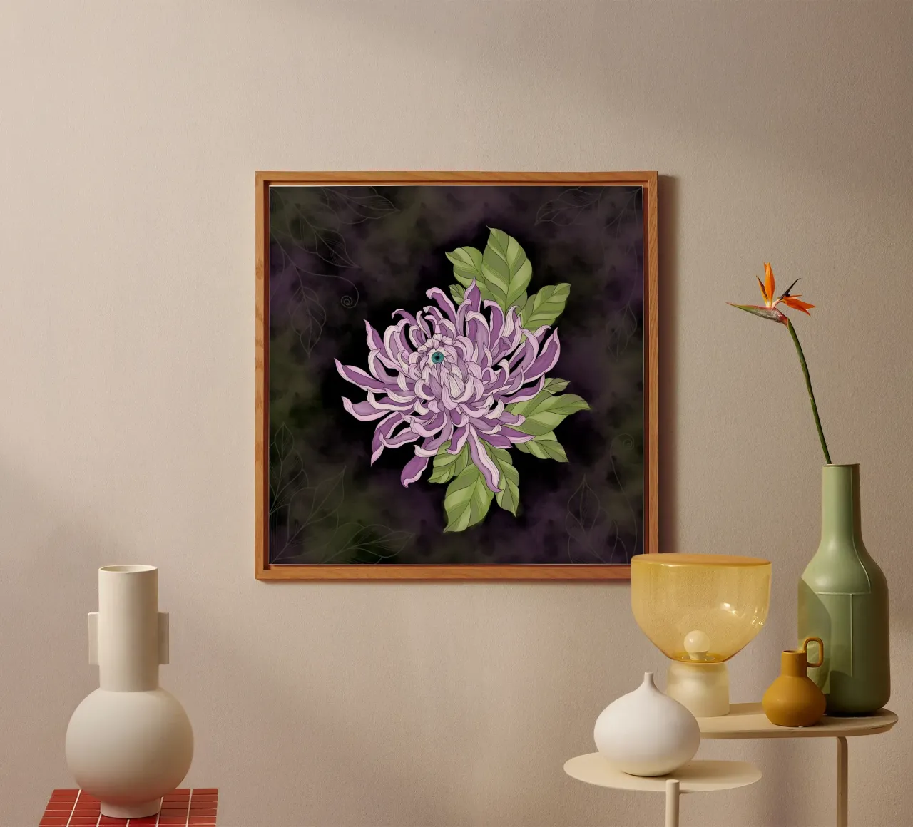 Chrysanthemum alluminio dibond da Vivi Nicolin