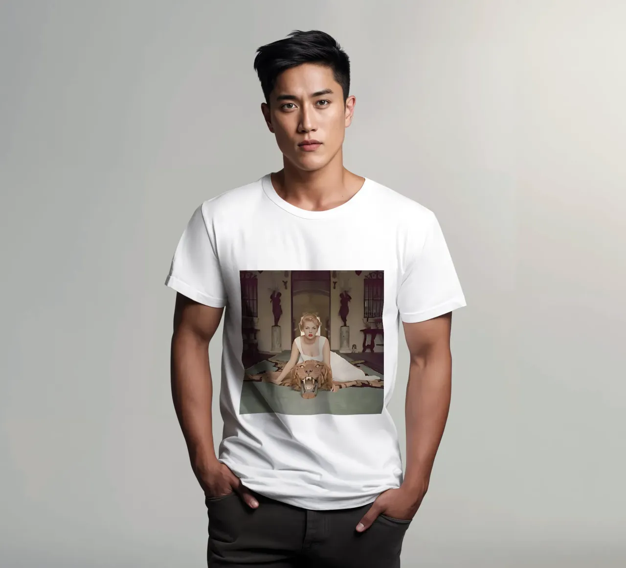 Slim Aarons - La bella e la bestia t-shirt da kaitlinparkershop