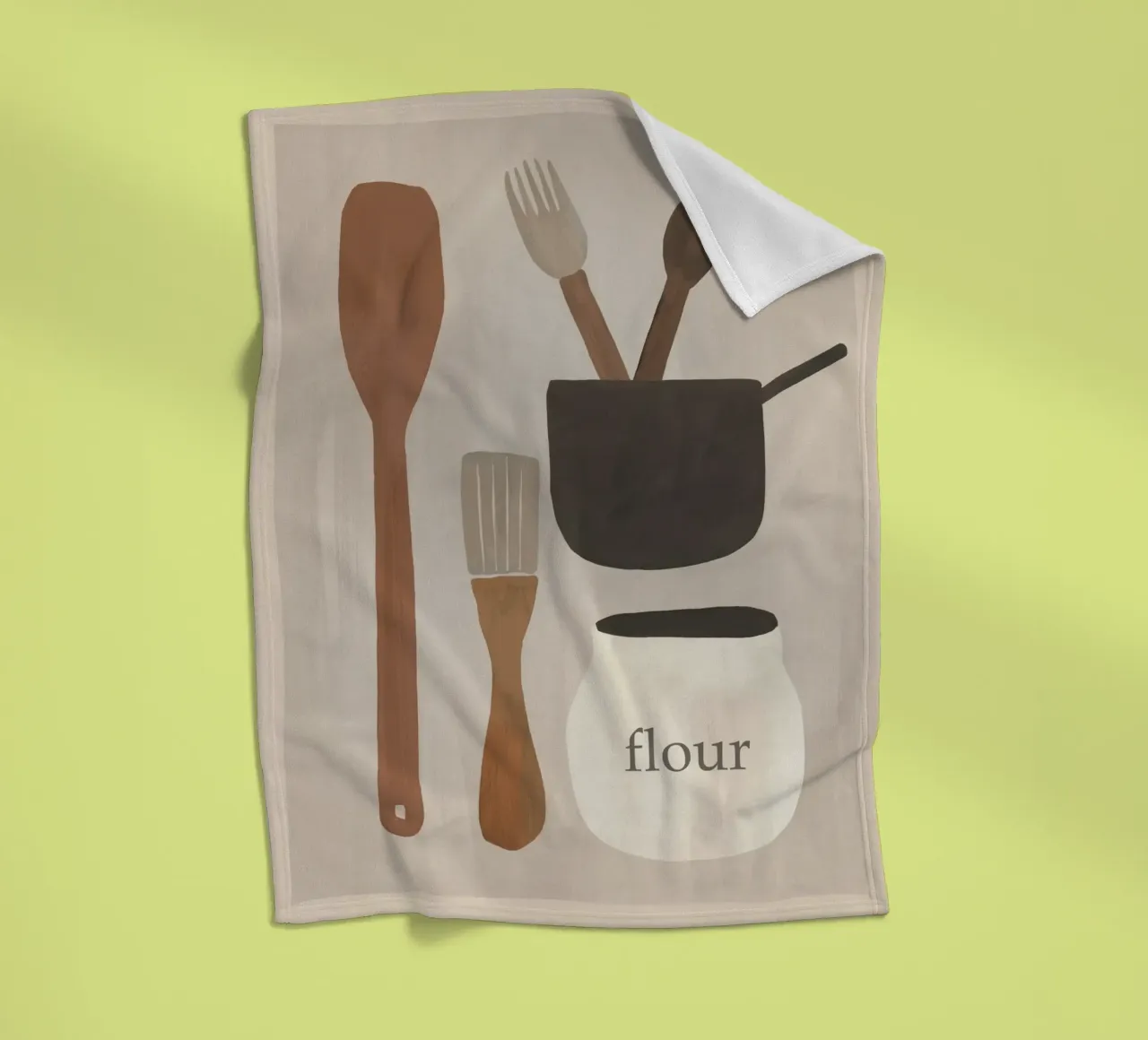 Natura morta in cucina I coperta in pile da ThingDesign