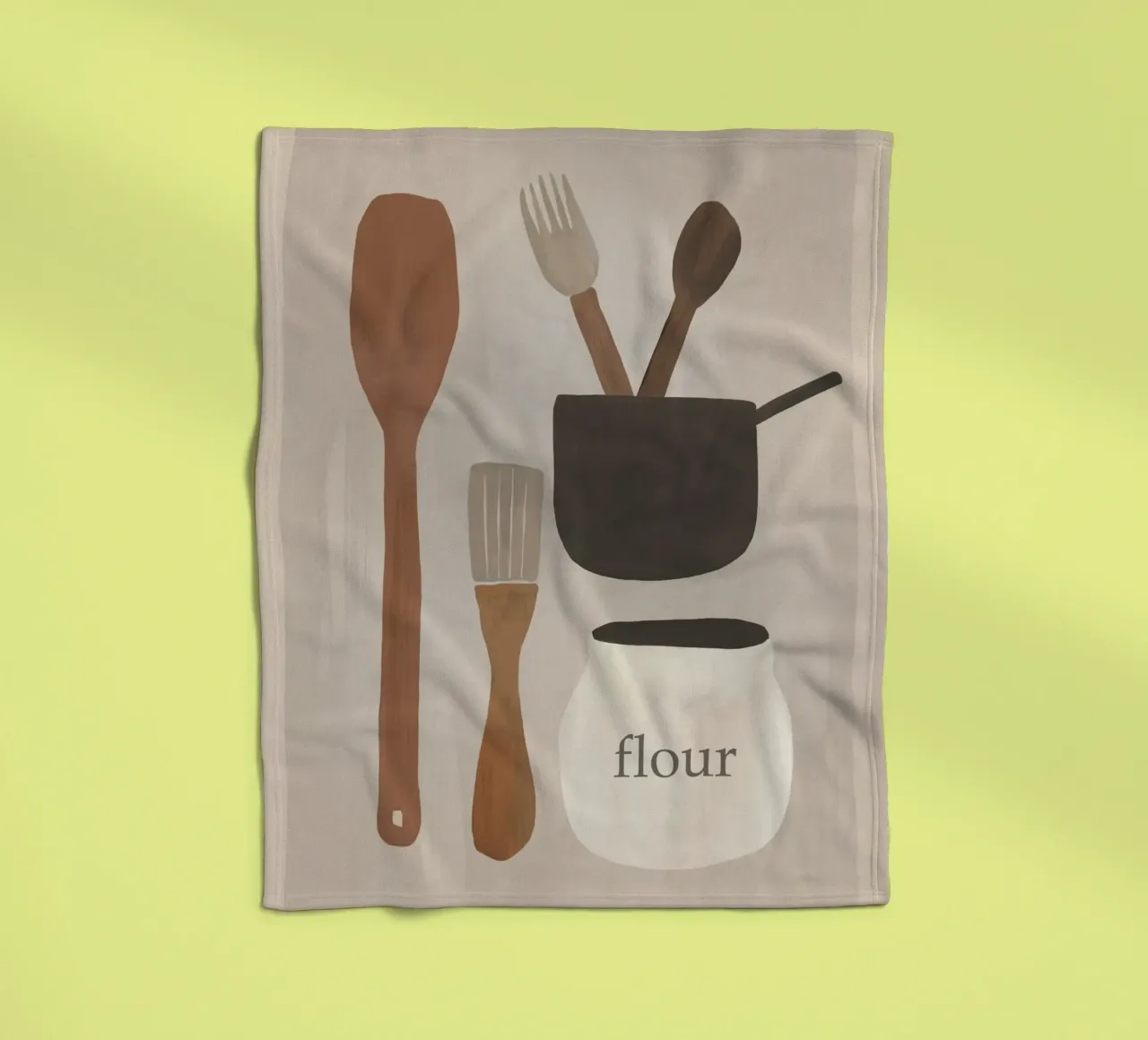 Natura morta in cucina I coperta in pile da ThingDesign