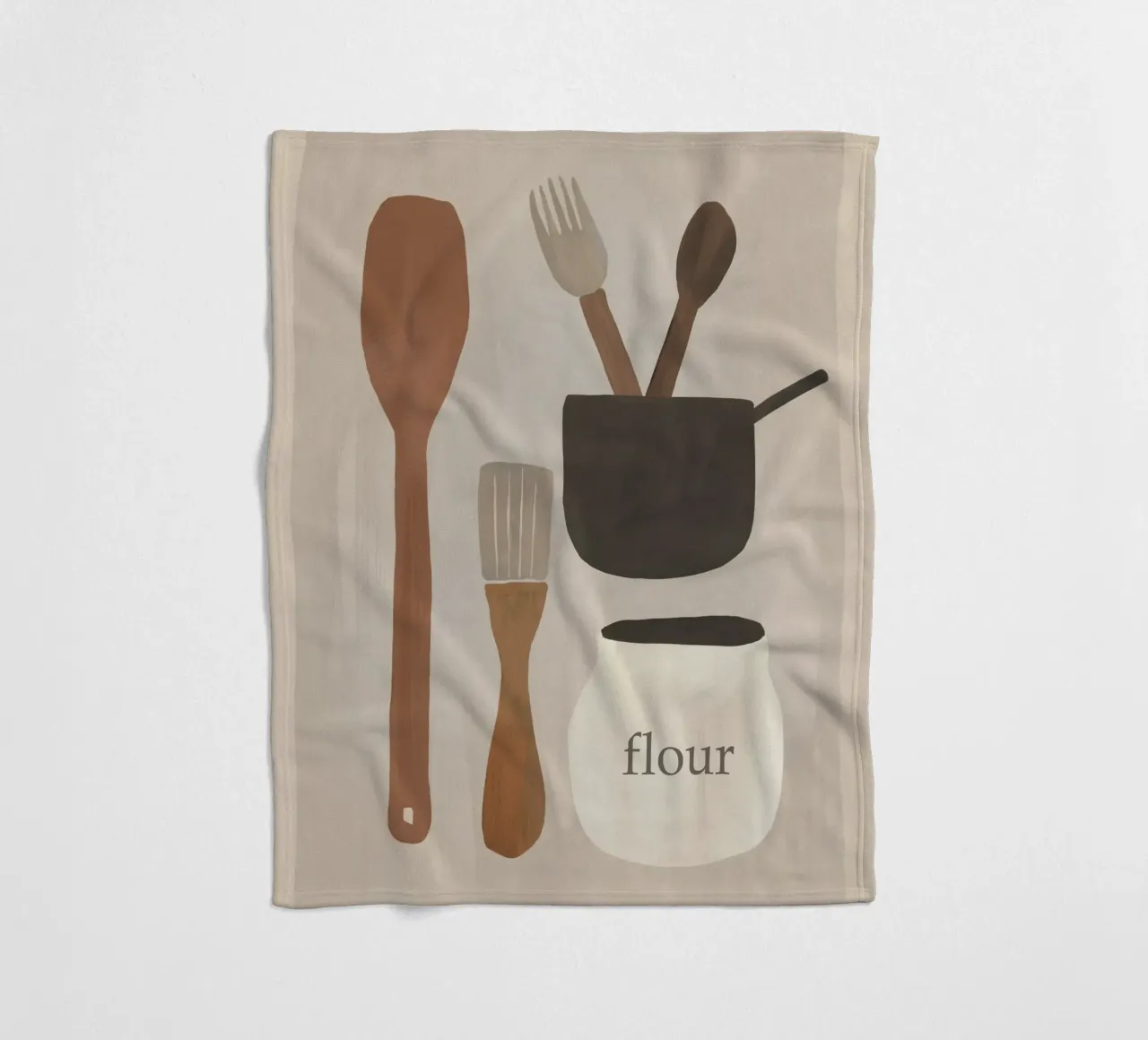 Natura morta in cucina I coperta in pile da ThingDesign