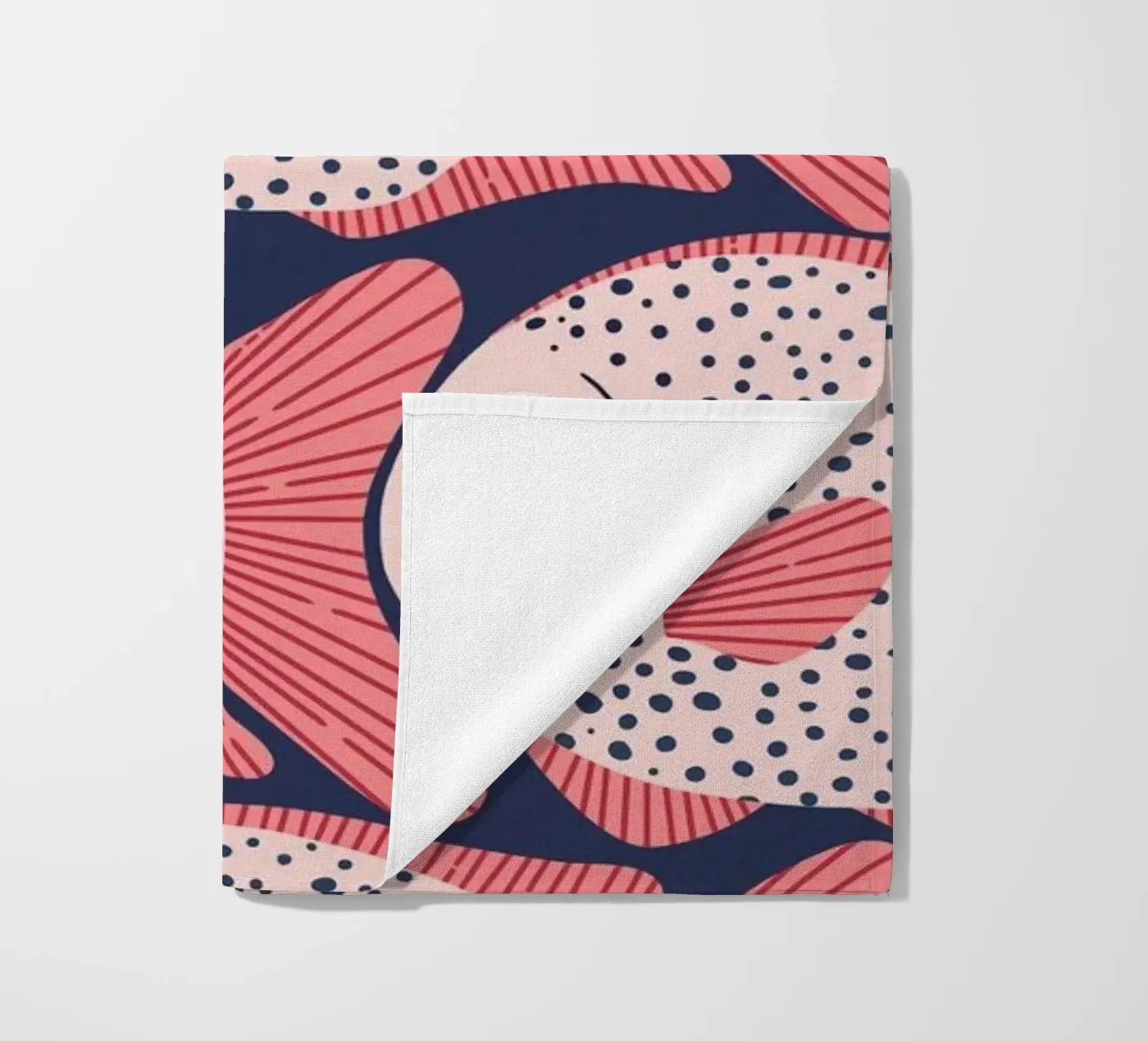 Pink Fish Pattern telo mare da Laura Graves