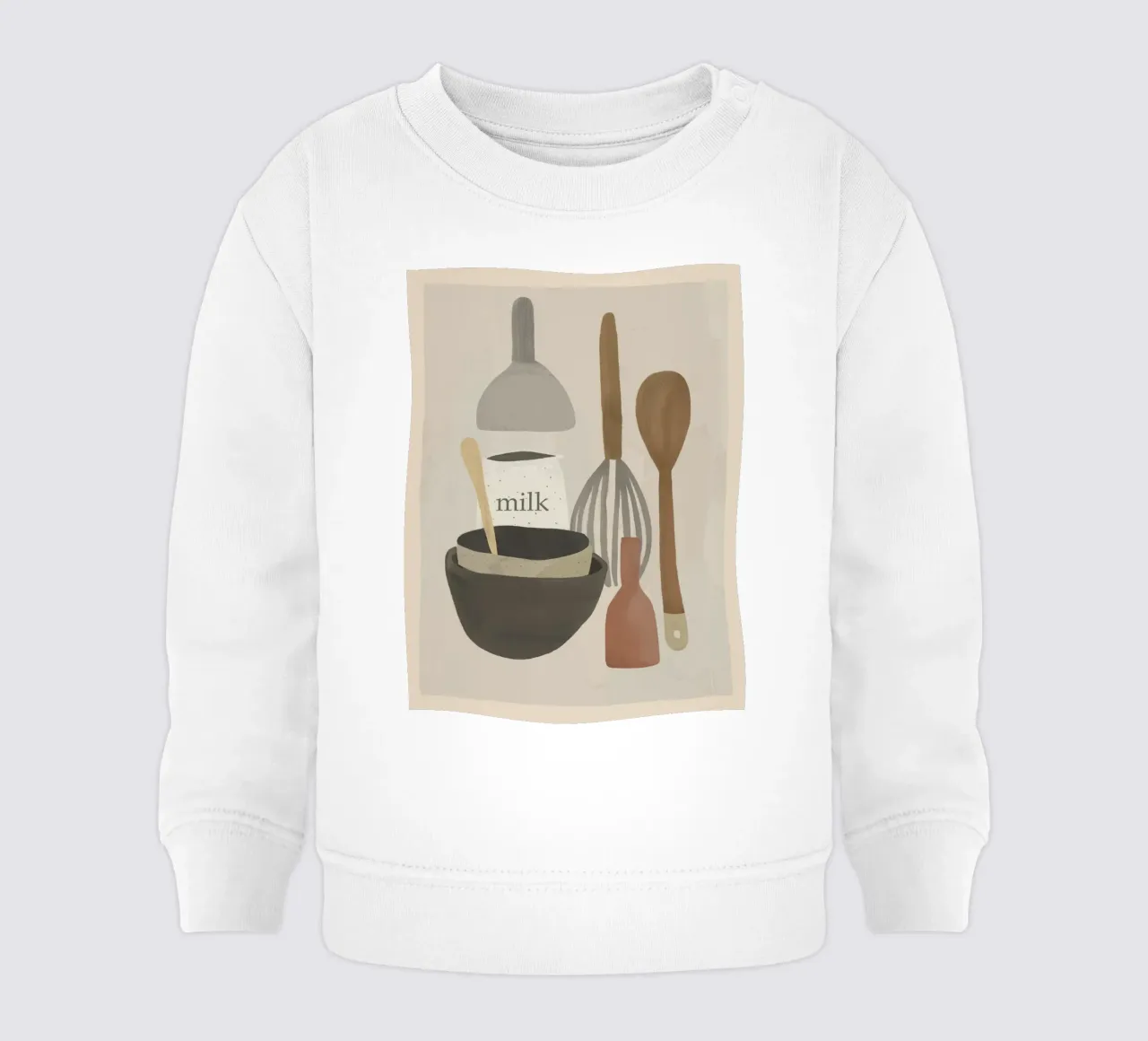 Natura morta in cucina II felpa neonato da ThingDesign