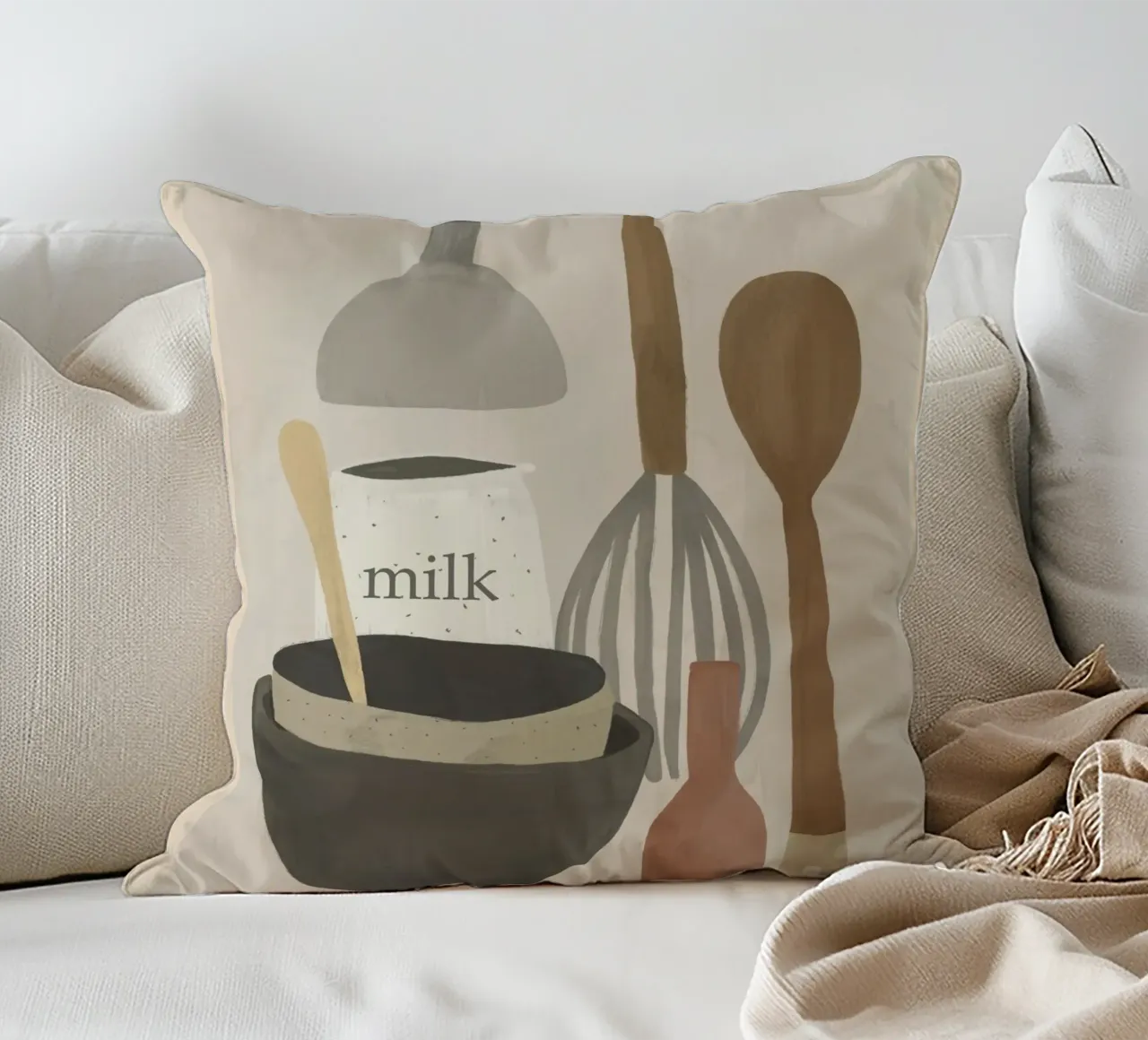 Natura morta in cucina II cuscino da ThingDesign