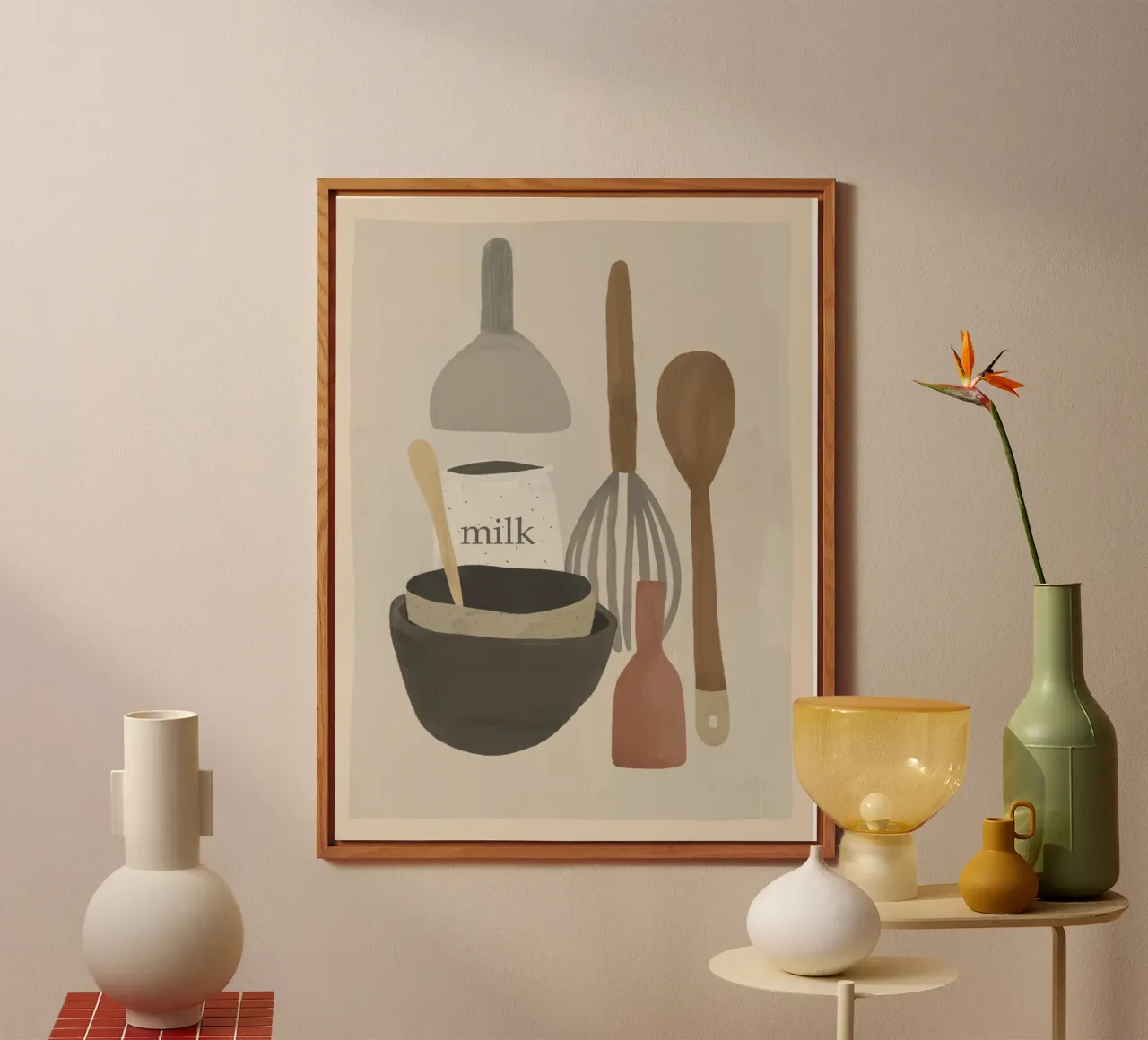 Natura morta in cucina II alluminio dibond da ThingDesign