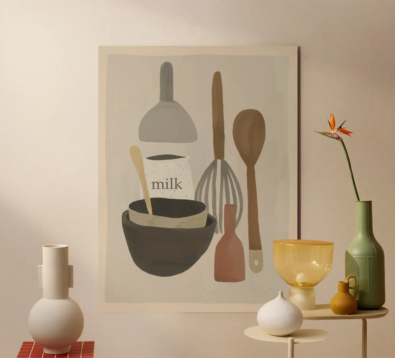 Natura morta in cucina II alluminio dibond da ThingDesign