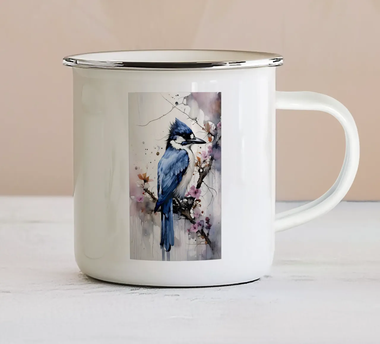 Arte da parete di Imagine tazza in smalto da Imagine