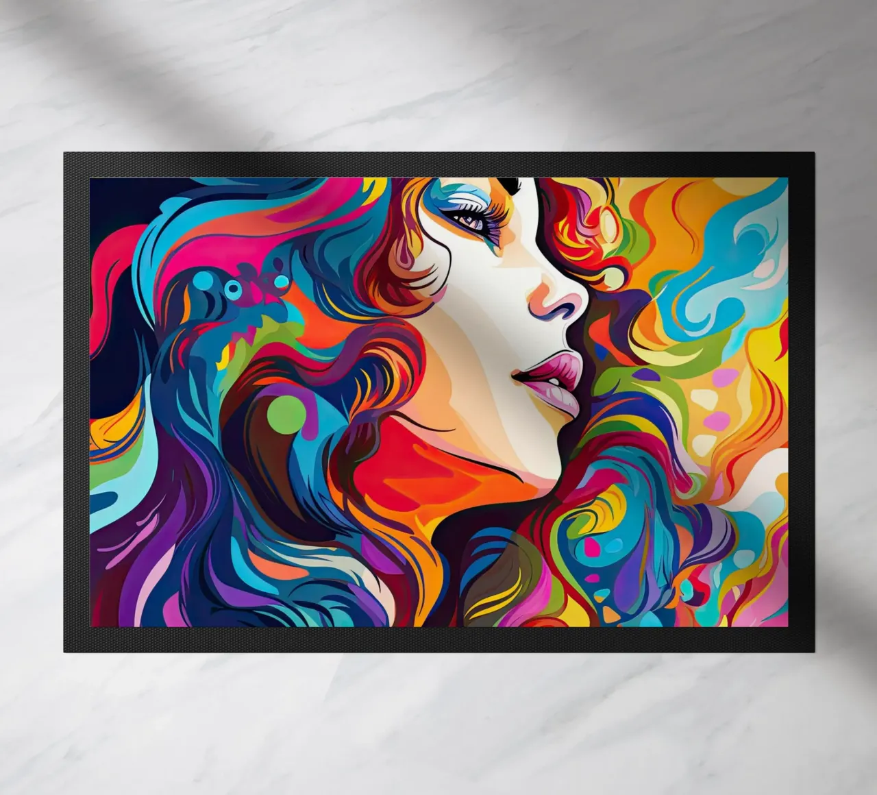 Capelli pieni di colori zerbino da Imagine