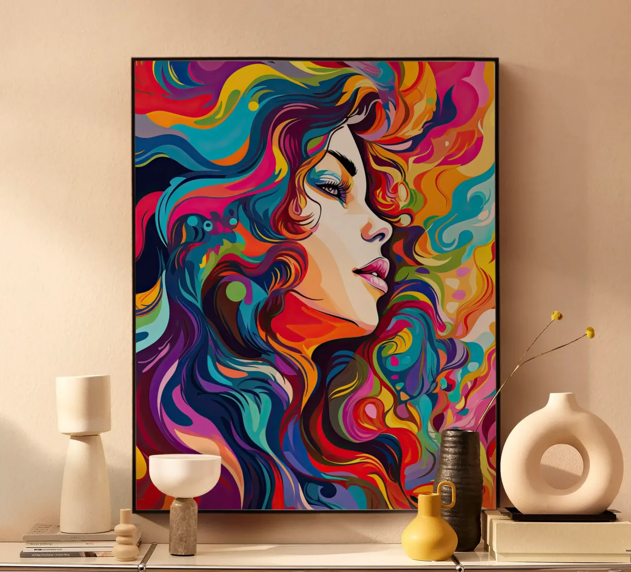 Hair full of colours forex plate by Imagine