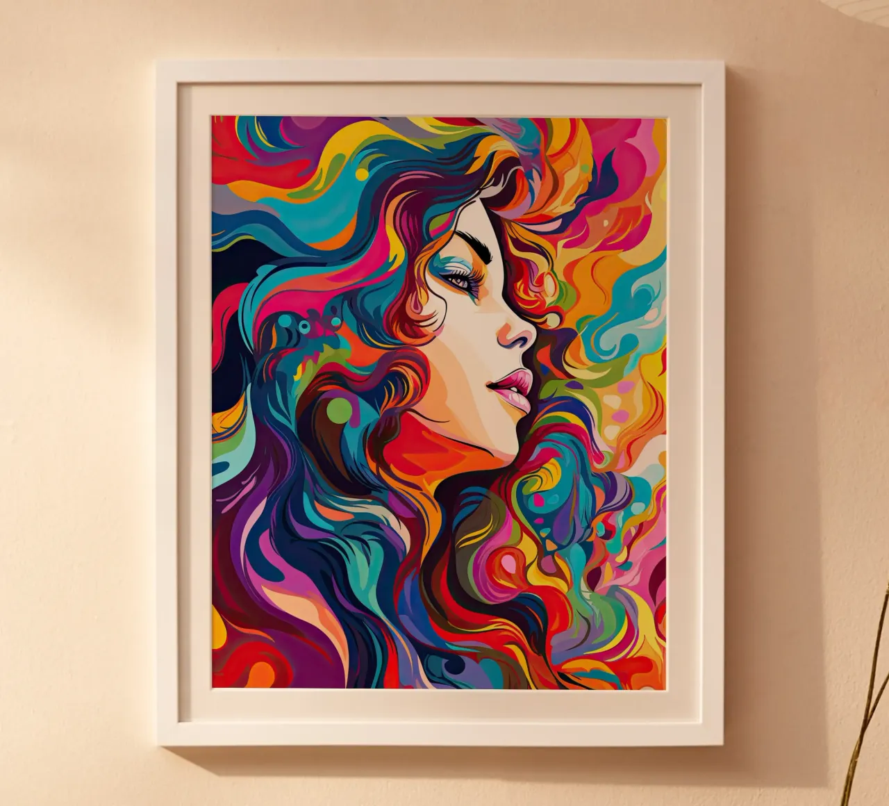Des cheveux pleins de couleurs hahnemühle de Imagine