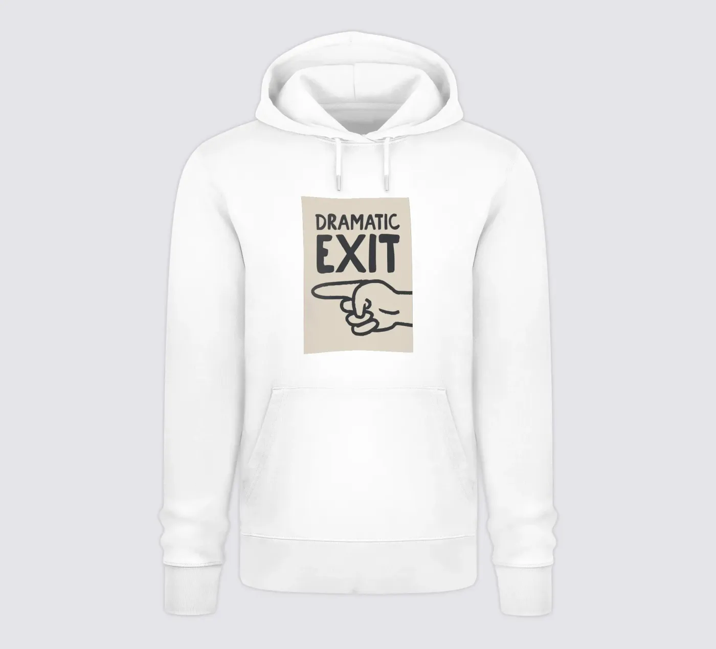 Dramatic Exit (Left) hoodie van Attaboy Dsgn
