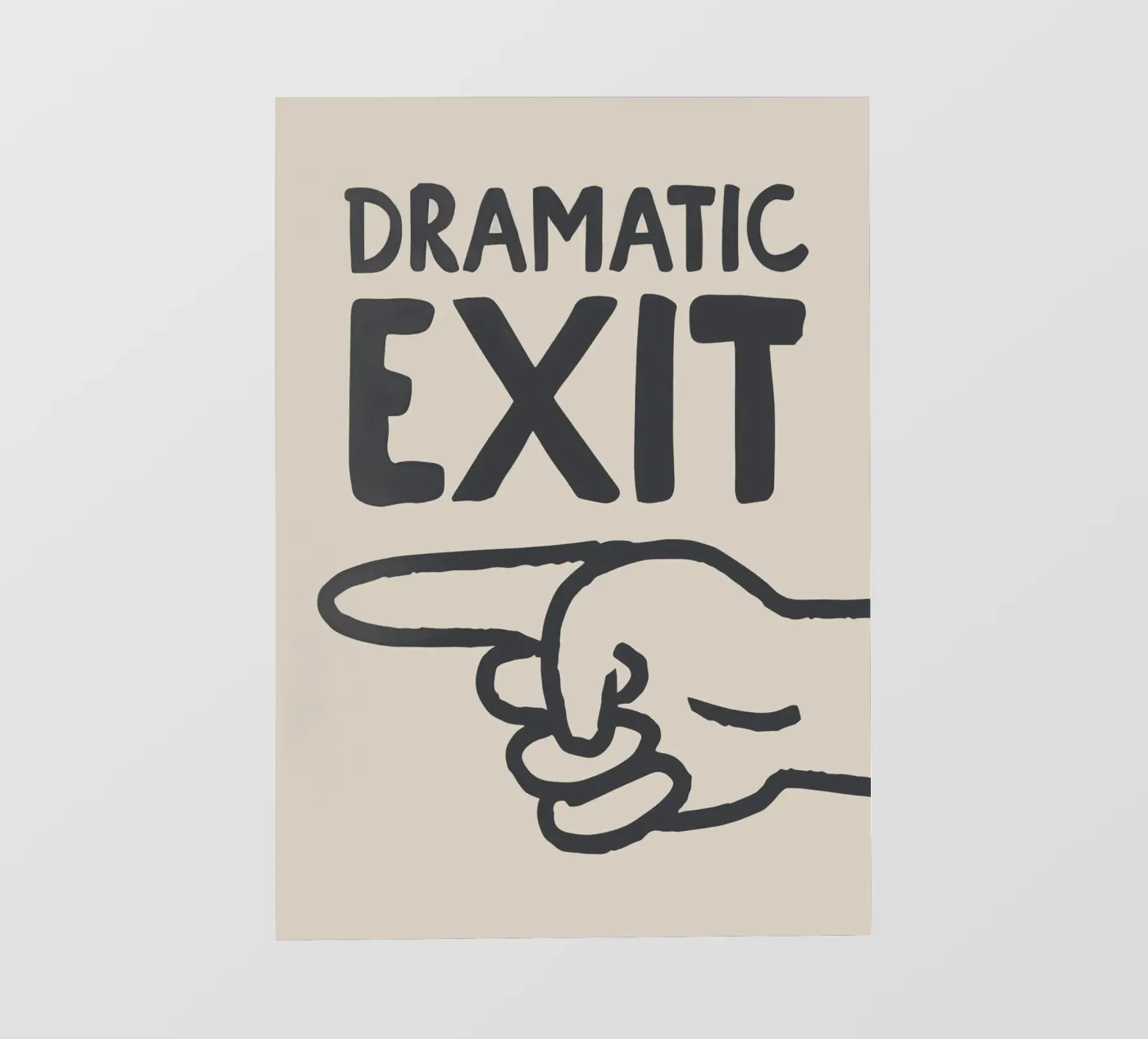Dramatic Exit (Left) papier peint photo de Attaboy Dsgn
