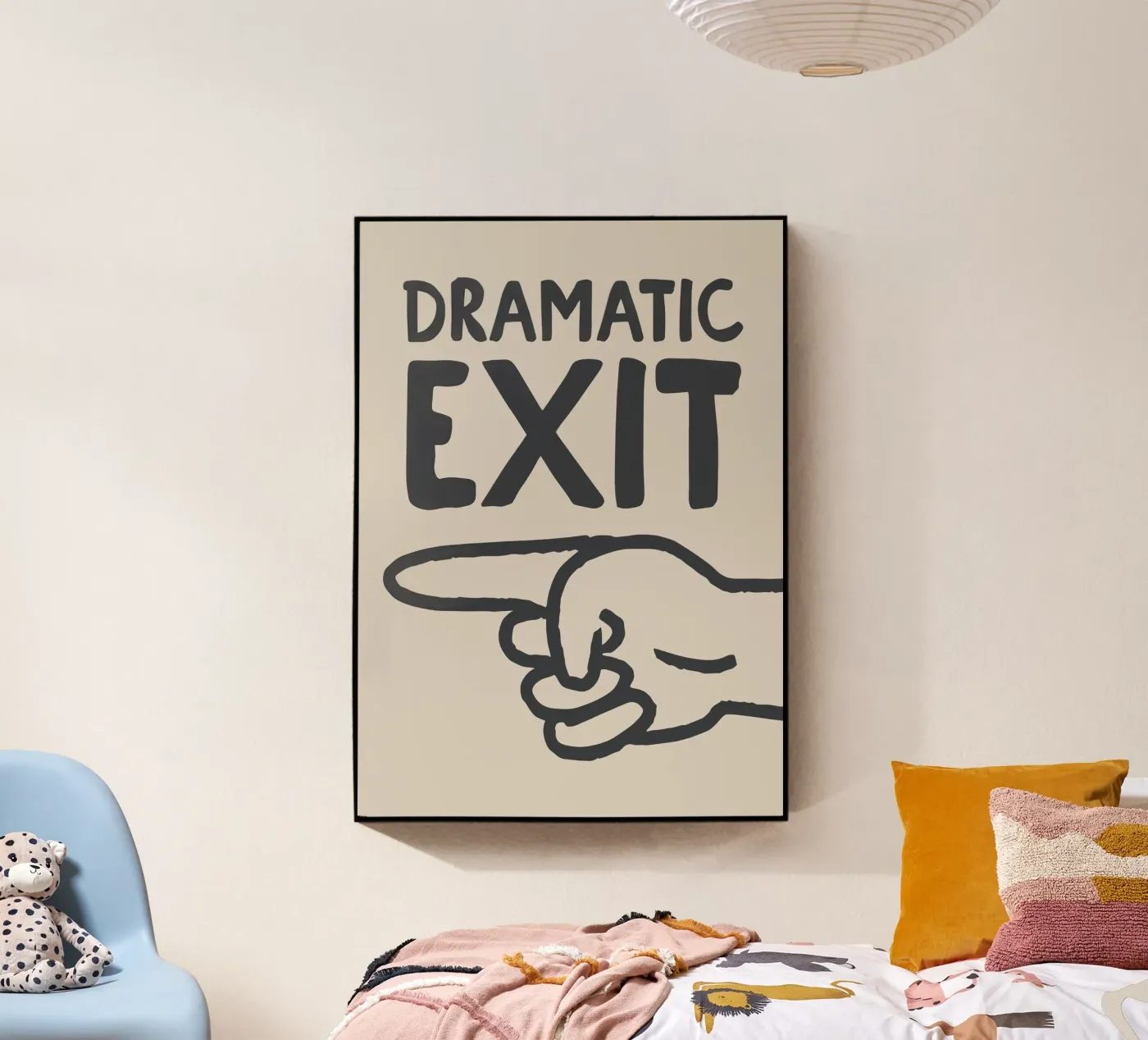Dramatic Exit (Left) acryl van Attaboy Dsgn
