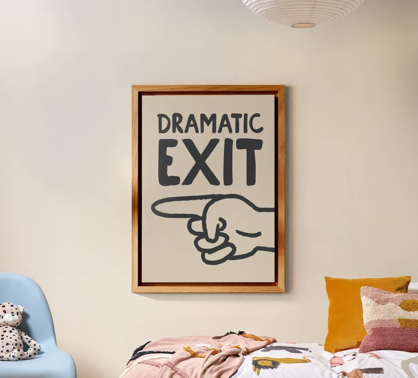 Dramatic Exit (Left) panneau forex de Attaboy Dsgn