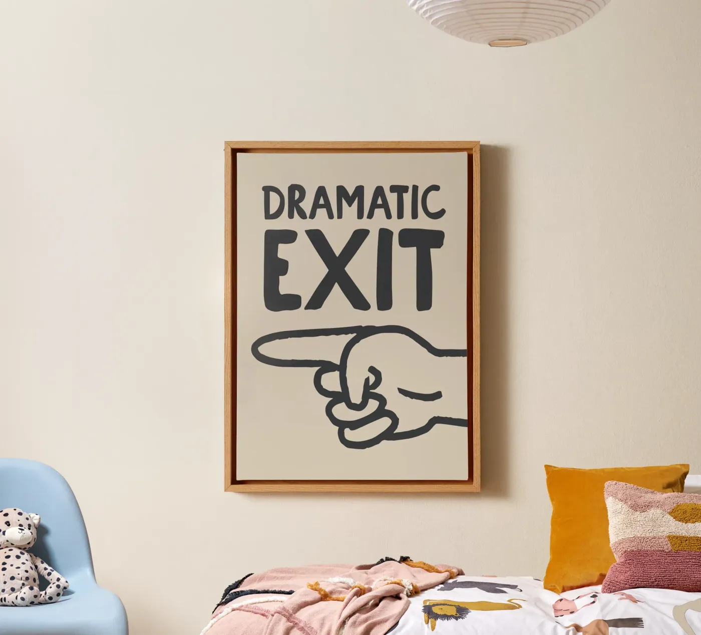 Dramatic Exit (Left) toile de Attaboy Dsgn