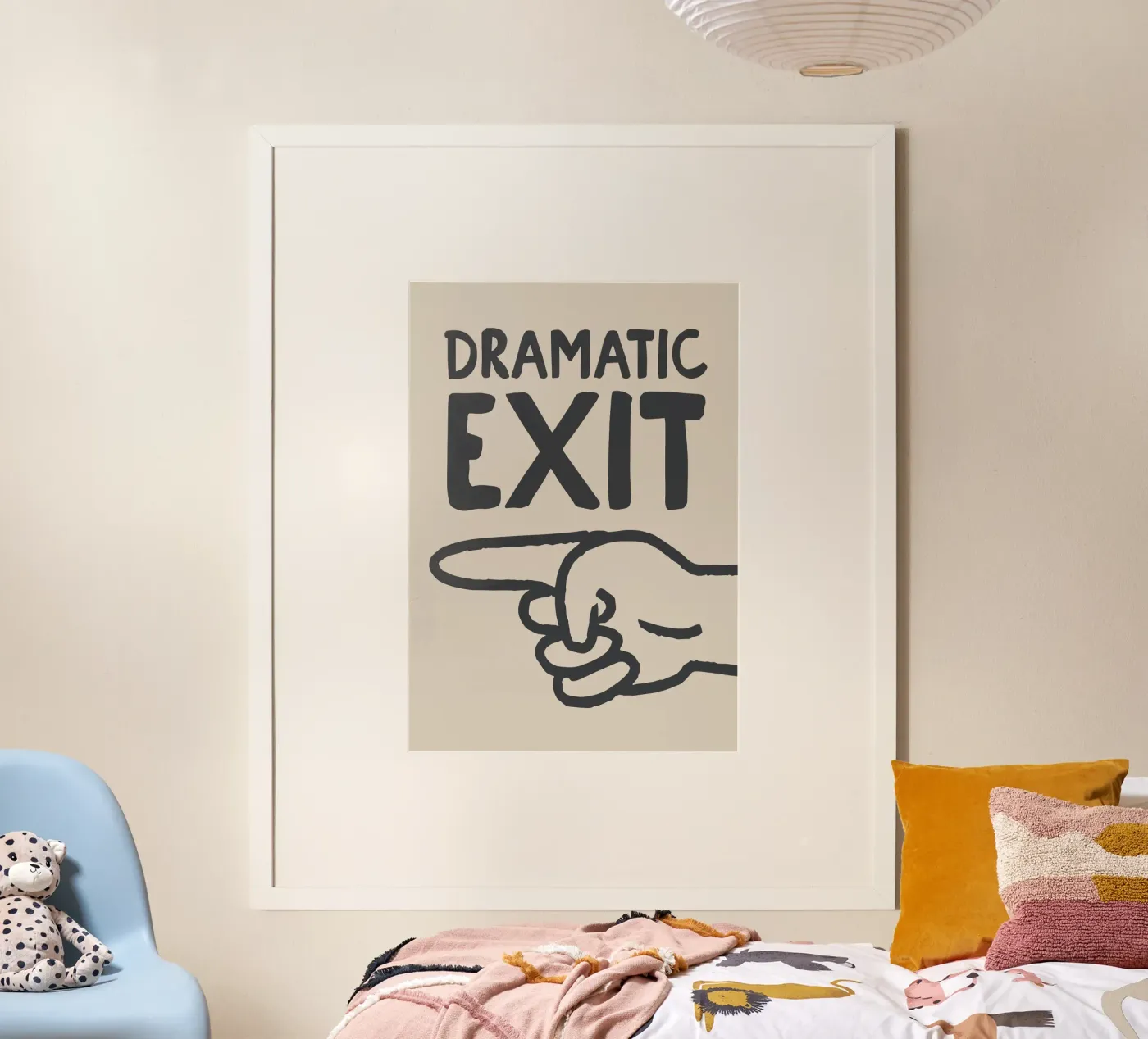 Dramatic Exit (Left) Poster von Attaboy Dsgn