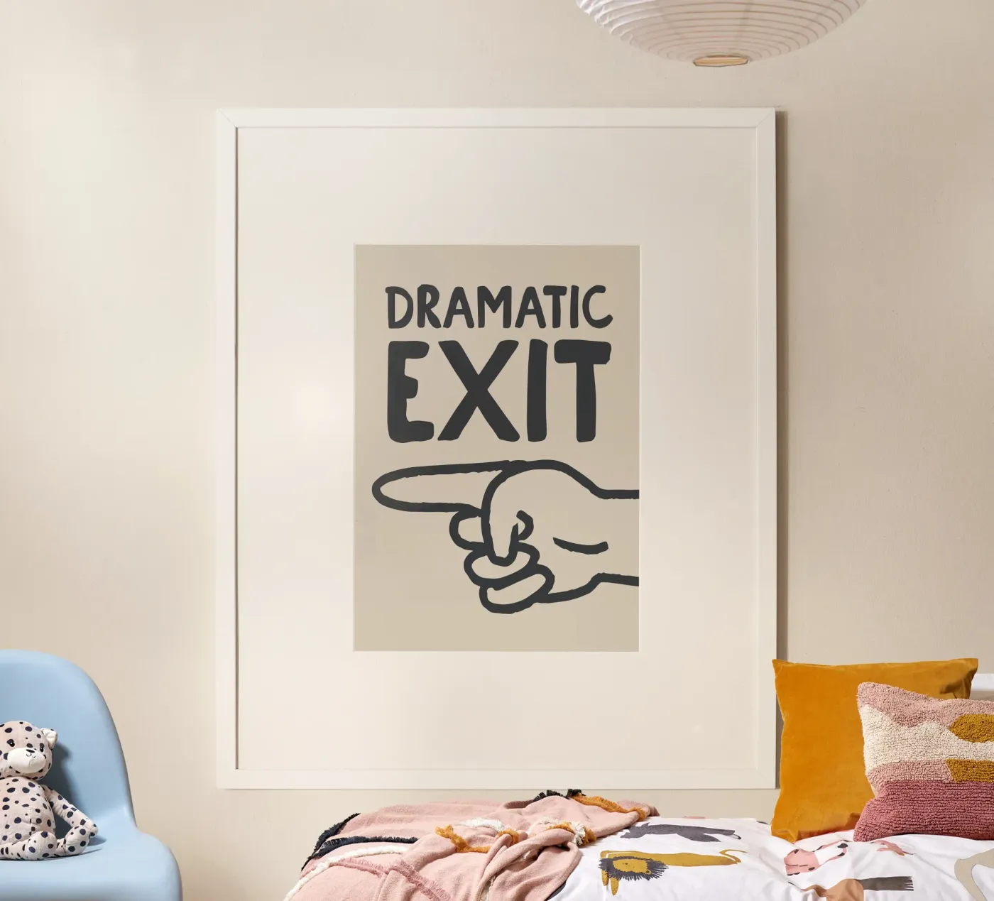 Dramatic Exit (Left) Hahnemühle von Attaboy Dsgn
