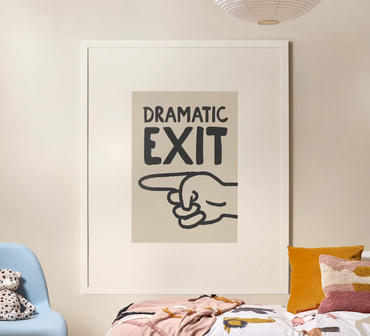 Dramatic Exit (Left) poster da Attaboy Dsgn