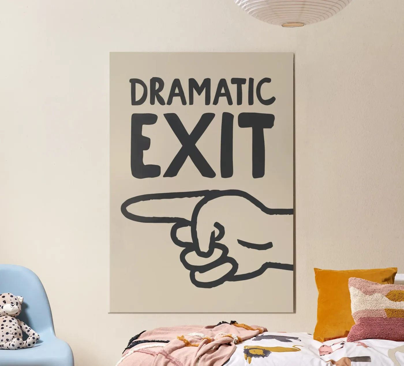 Dramatic Exit (Left) Poster von Attaboy Dsgn