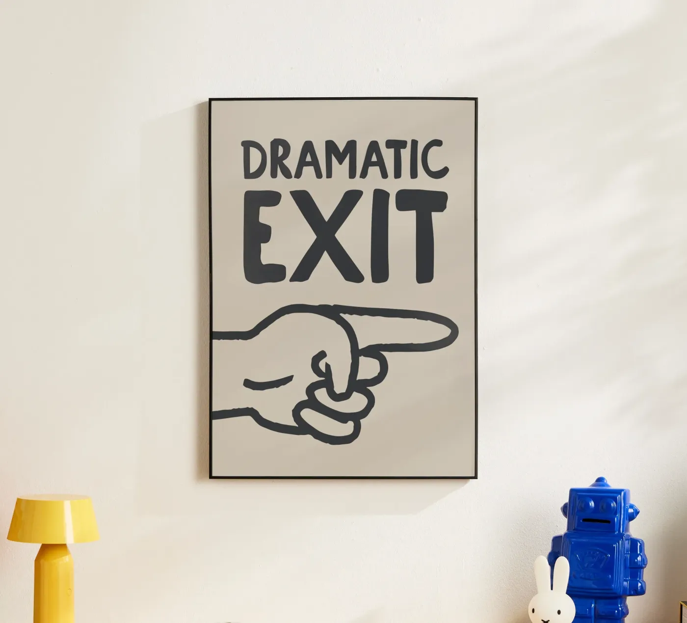 Dramatic Exit Sign (Right) pannello forex da Attaboy Dsgn