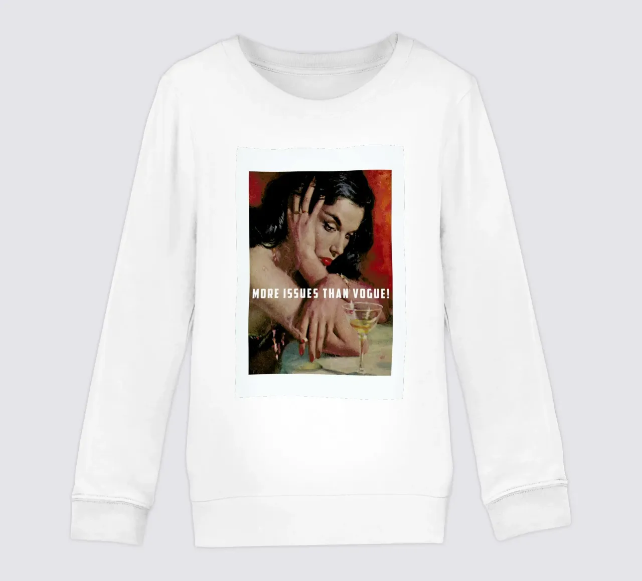 More Issues Than Vogue! felpa bambino da Gallery Print and Art Limited