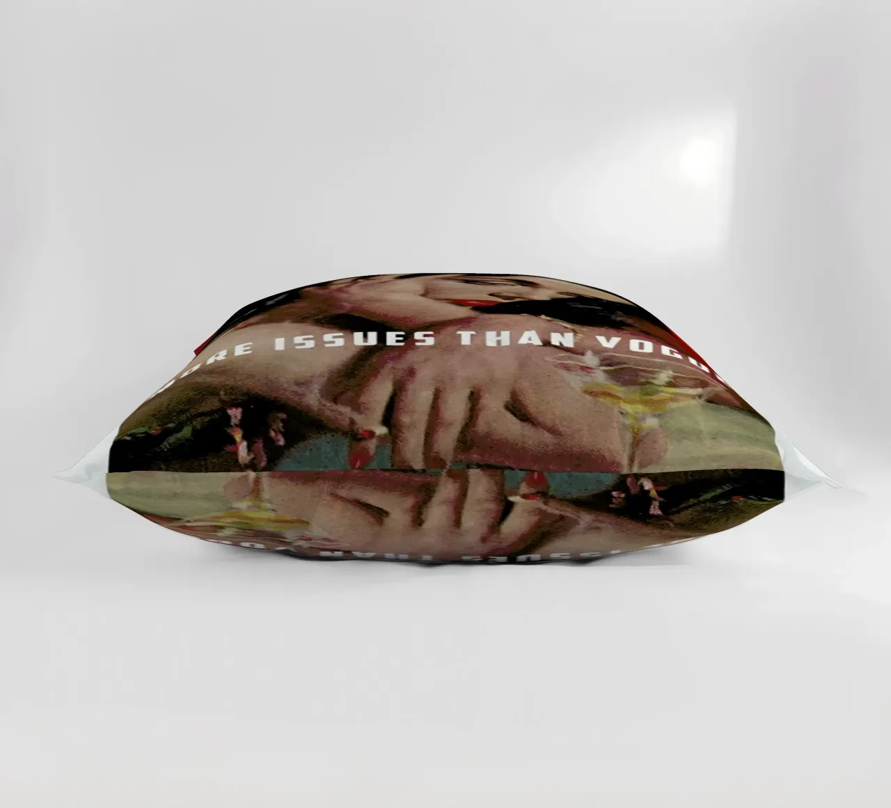 More Issues Than Vogue! cuscino da Gallery Print and Art Limited