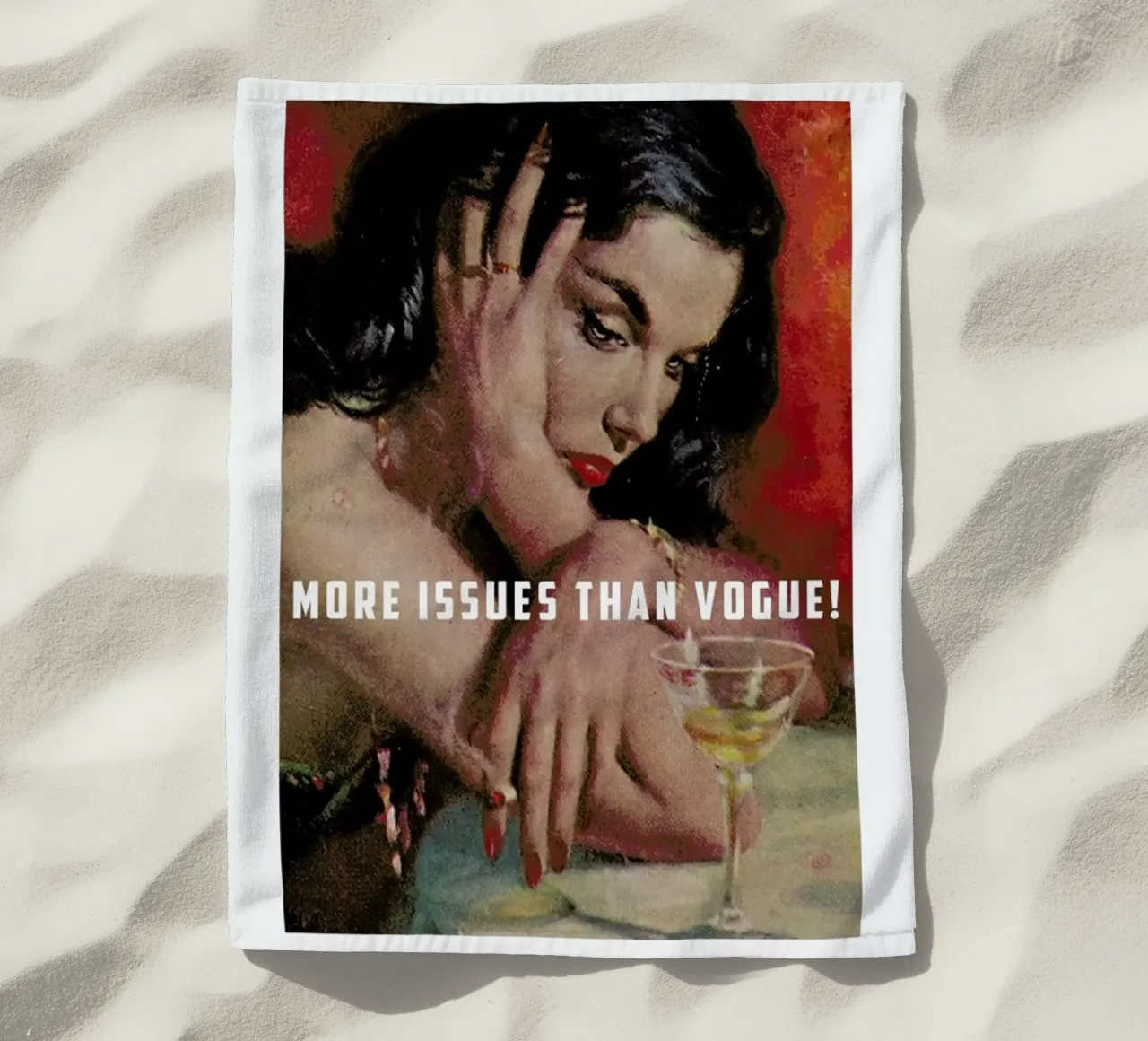 More Issues Than Vogue! telo mare da Gallery Print and Art Limited