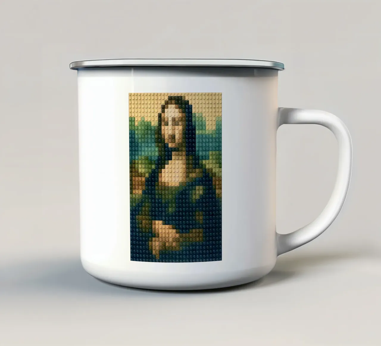 Brick Lisa tazza in smalto da KUNSTstück
