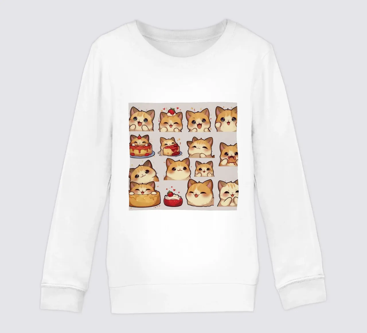 Gatto e pane alle fragole felpa bambino da brockcon Shop