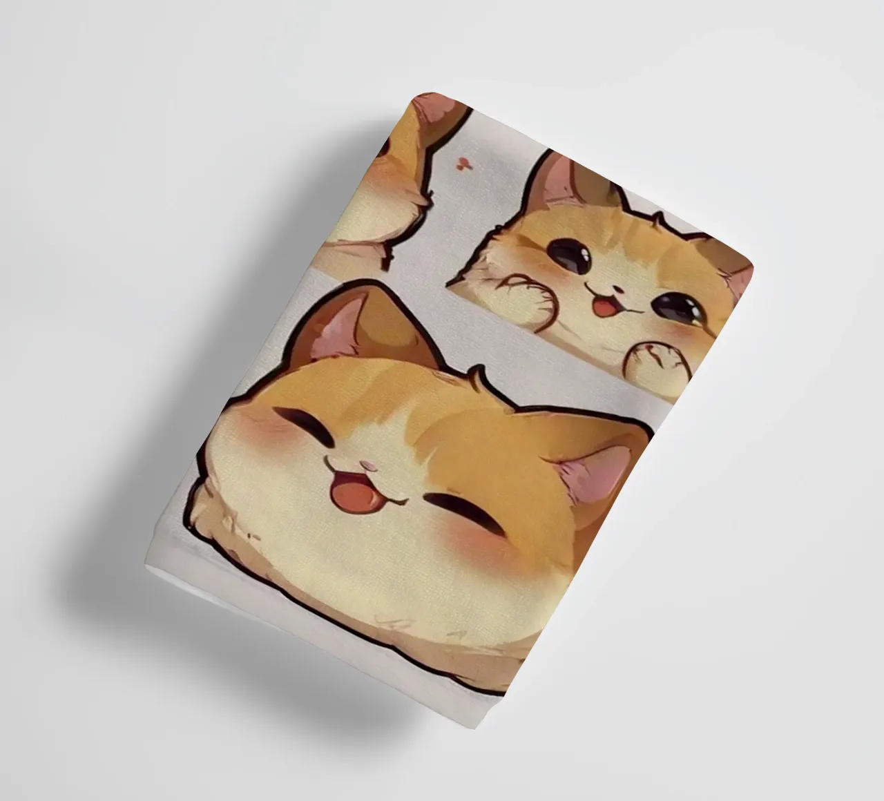 Gatto e pane alle fragole asciugamano da bagno da brockcon Shop