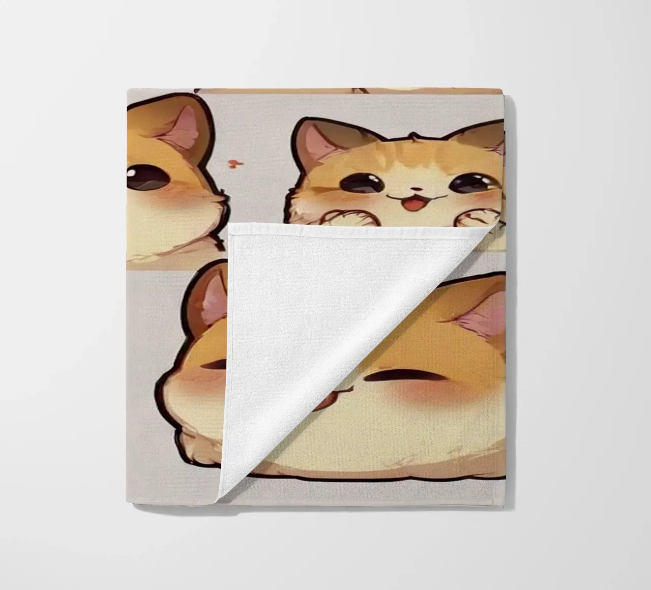 Gatto e pane alle fragole telo mare da brockcon Shop