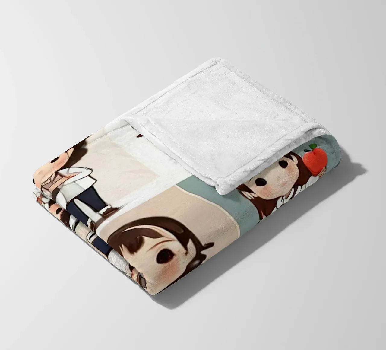 donna in carriera coperta in pile da brockcon Shop