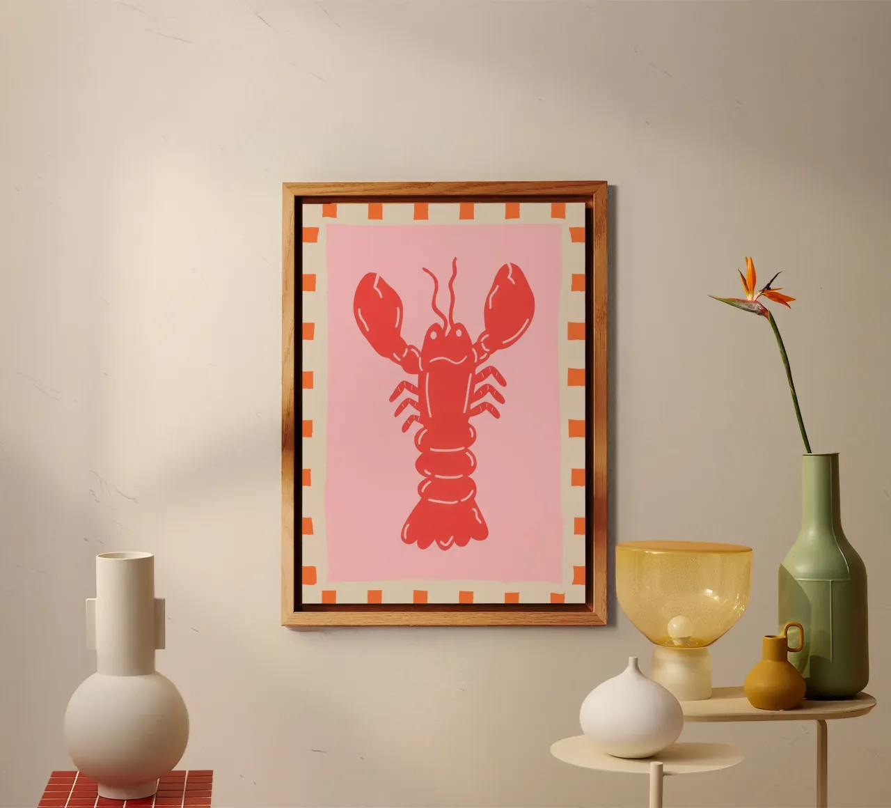 Lobster Scallop alluminio dibond da Attaboy Dsgn