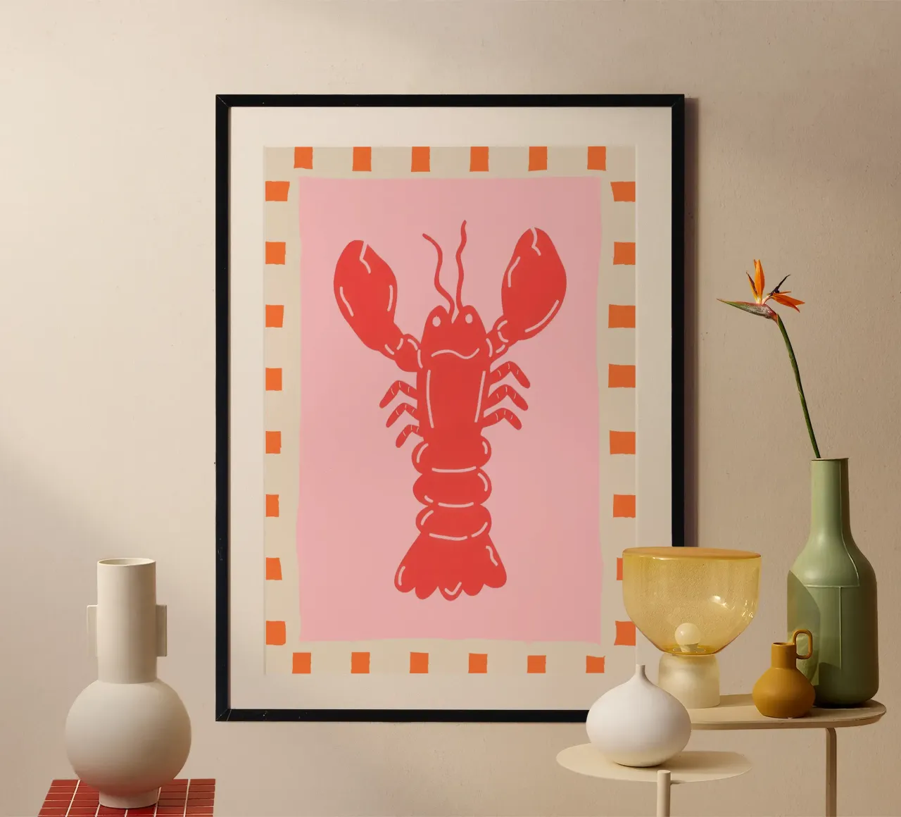 Lobster Scallop carta hahnemühle da Attaboy Dsgn
