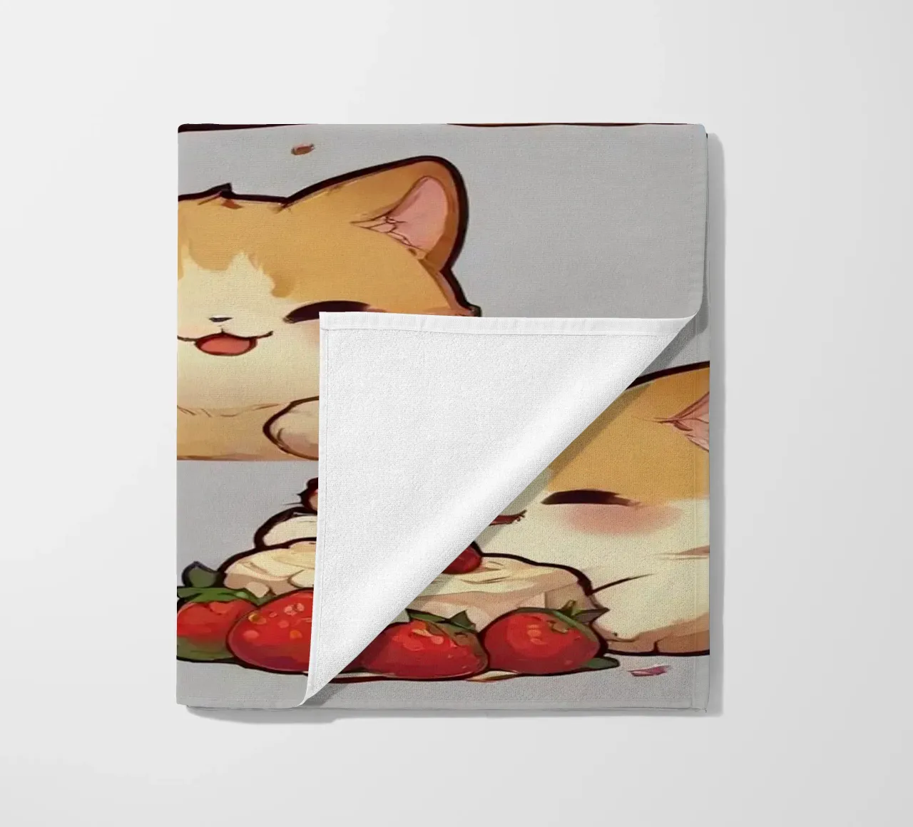 Pane ai gatti e alle fragole telo mare da brockcon Shop