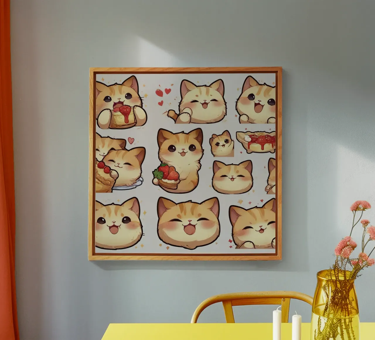 Gatto e fragola plexiglass da brockcon Shop