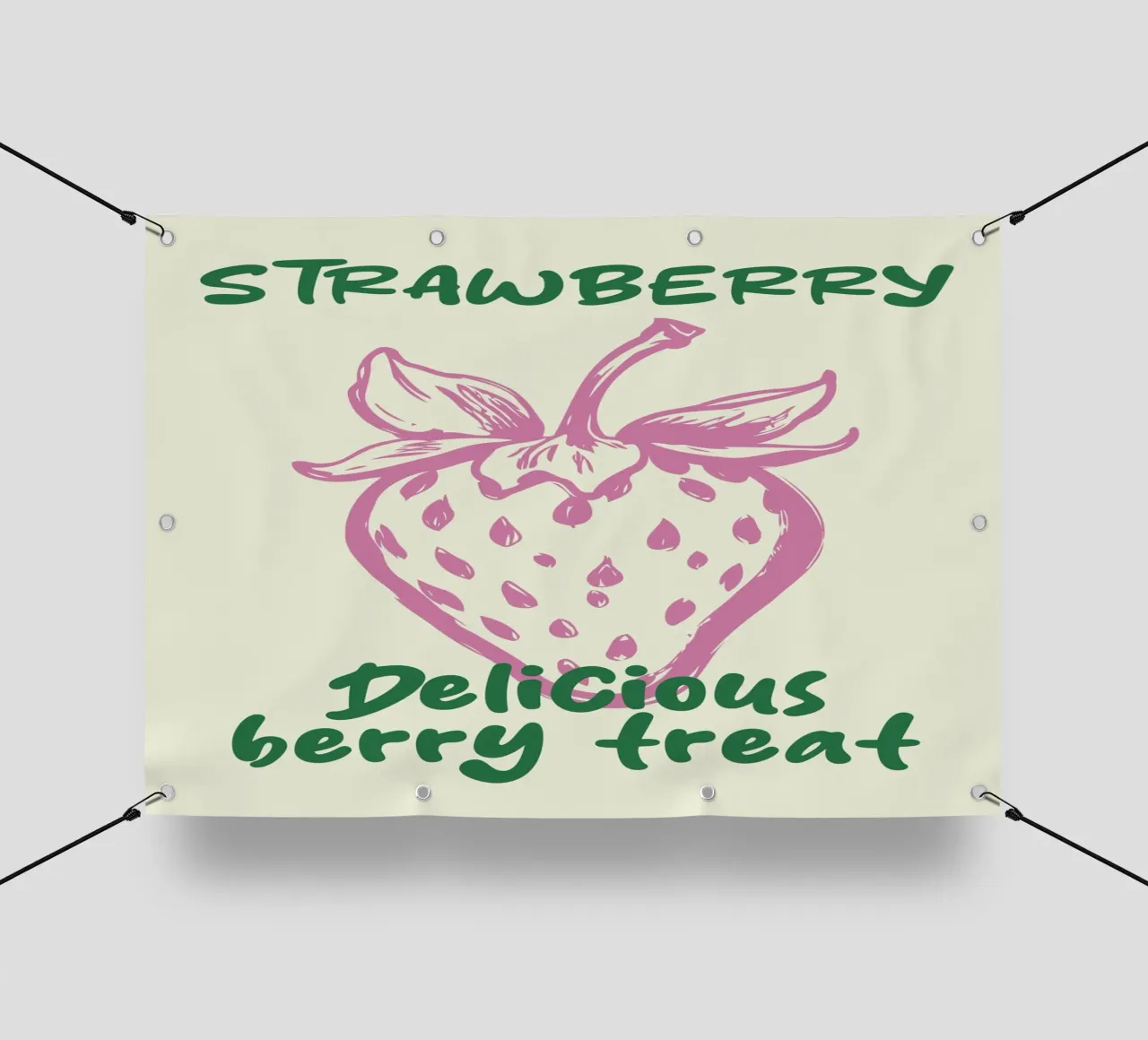 delicious strawberry telo in pvc da ramosashop