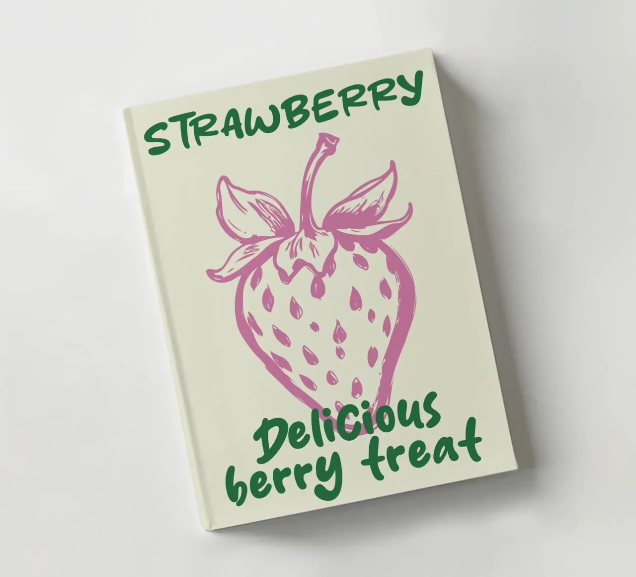 delicious strawberry notebook by ramosashop