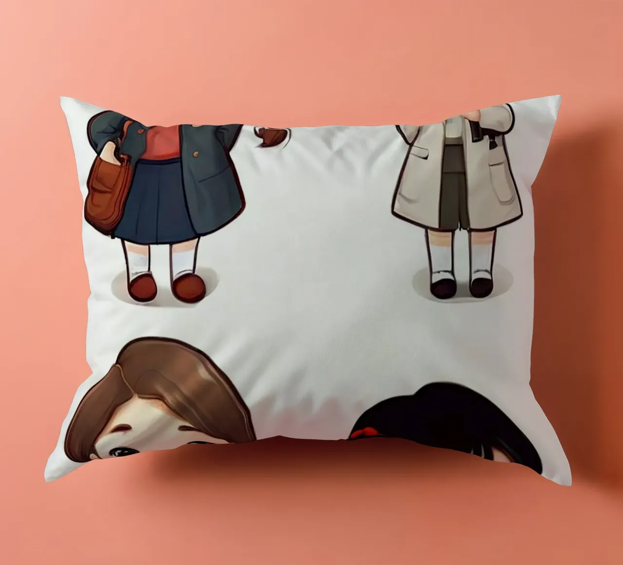 Ragazza carina cuscino da brockcon Shop