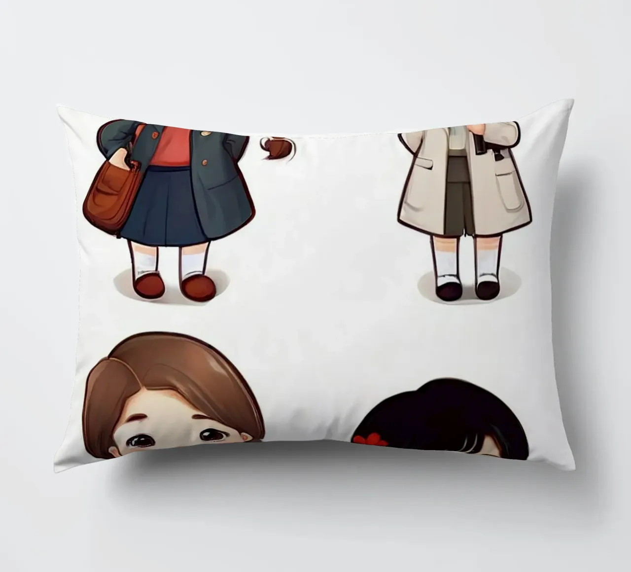 Ragazza carina cuscino da brockcon Shop