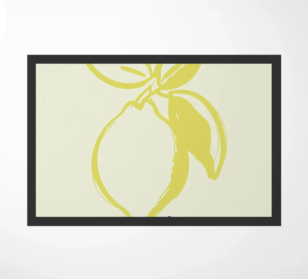 lemon doormat by ramosashop