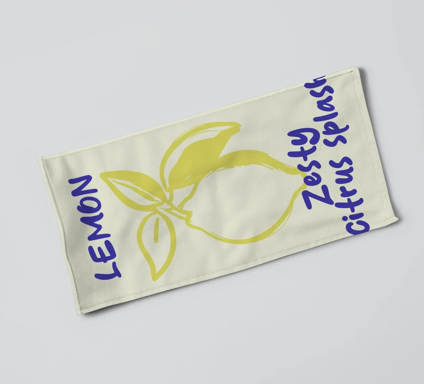lemon towel by ramosashop