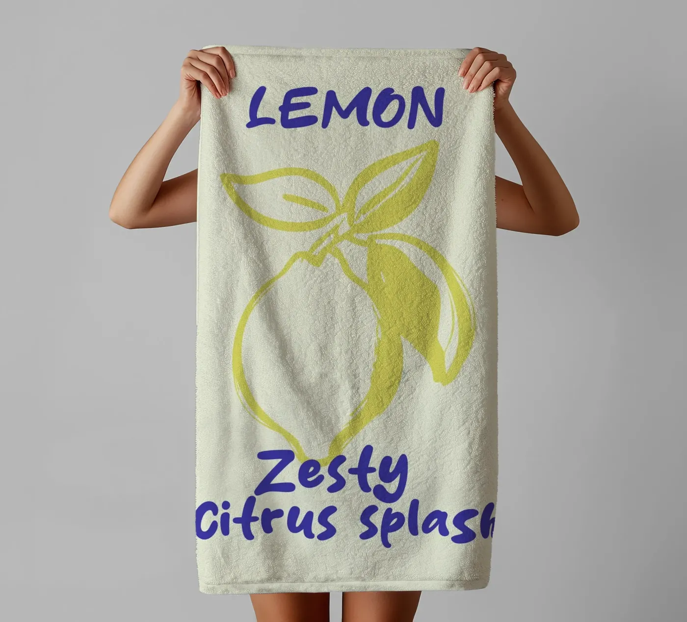 lemon towel by ramosashop
