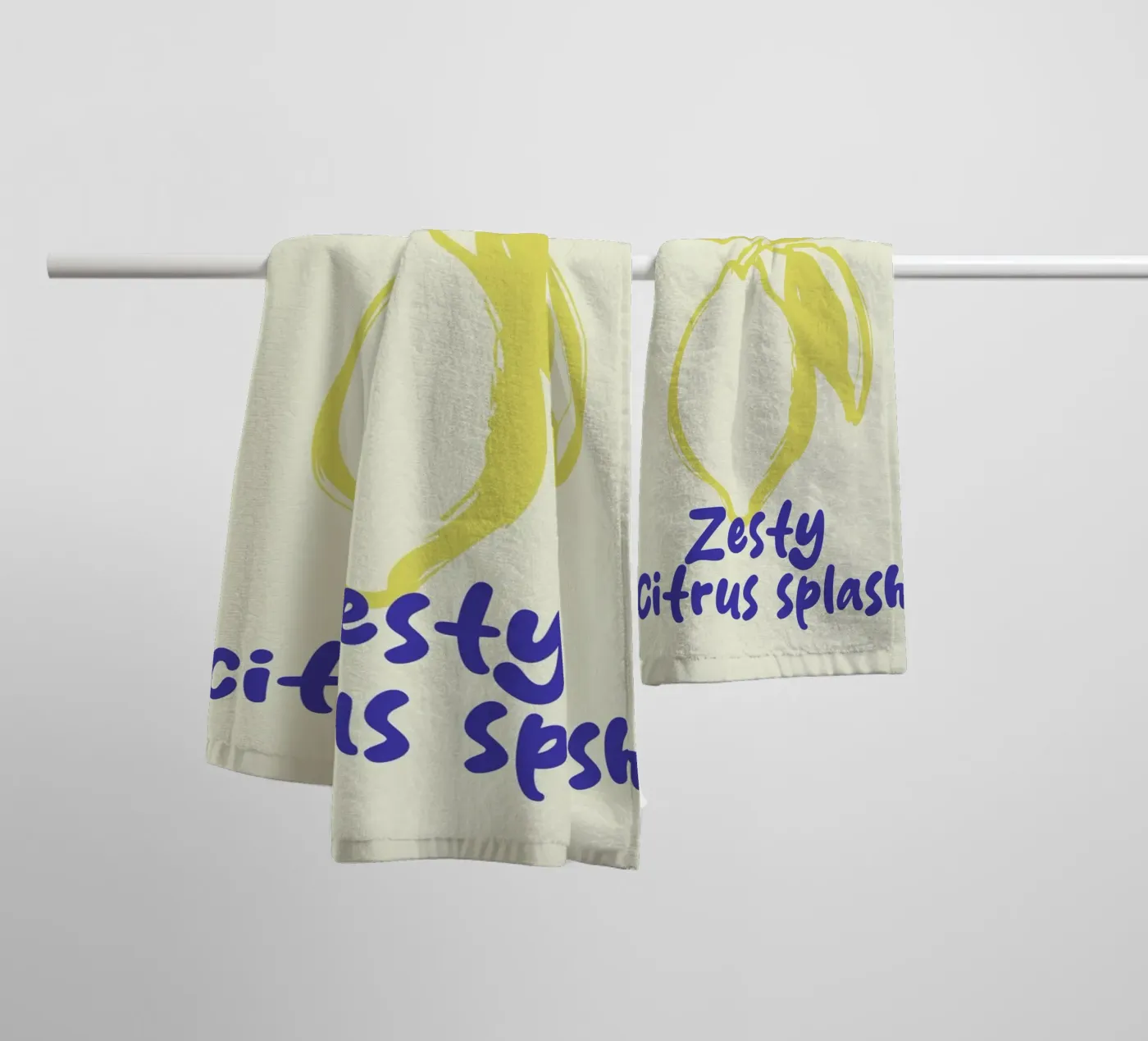 lemon towel by ramosashop