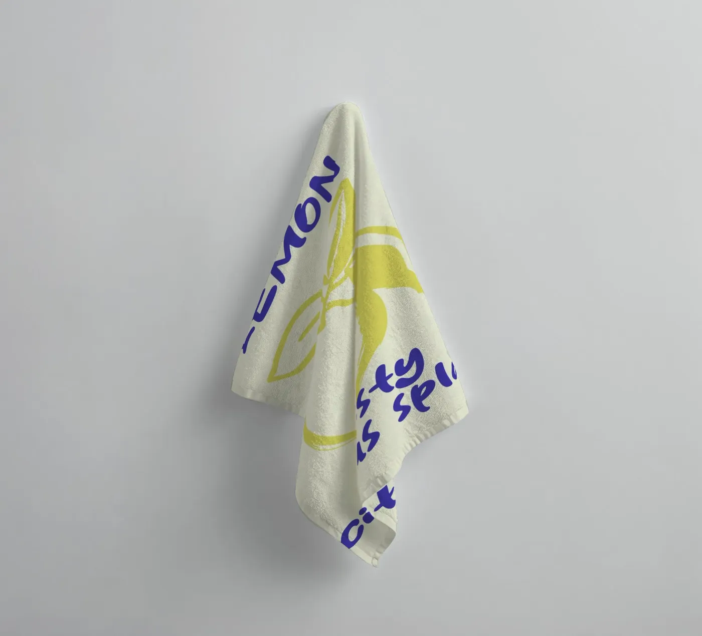 lemon towel by ramosashop