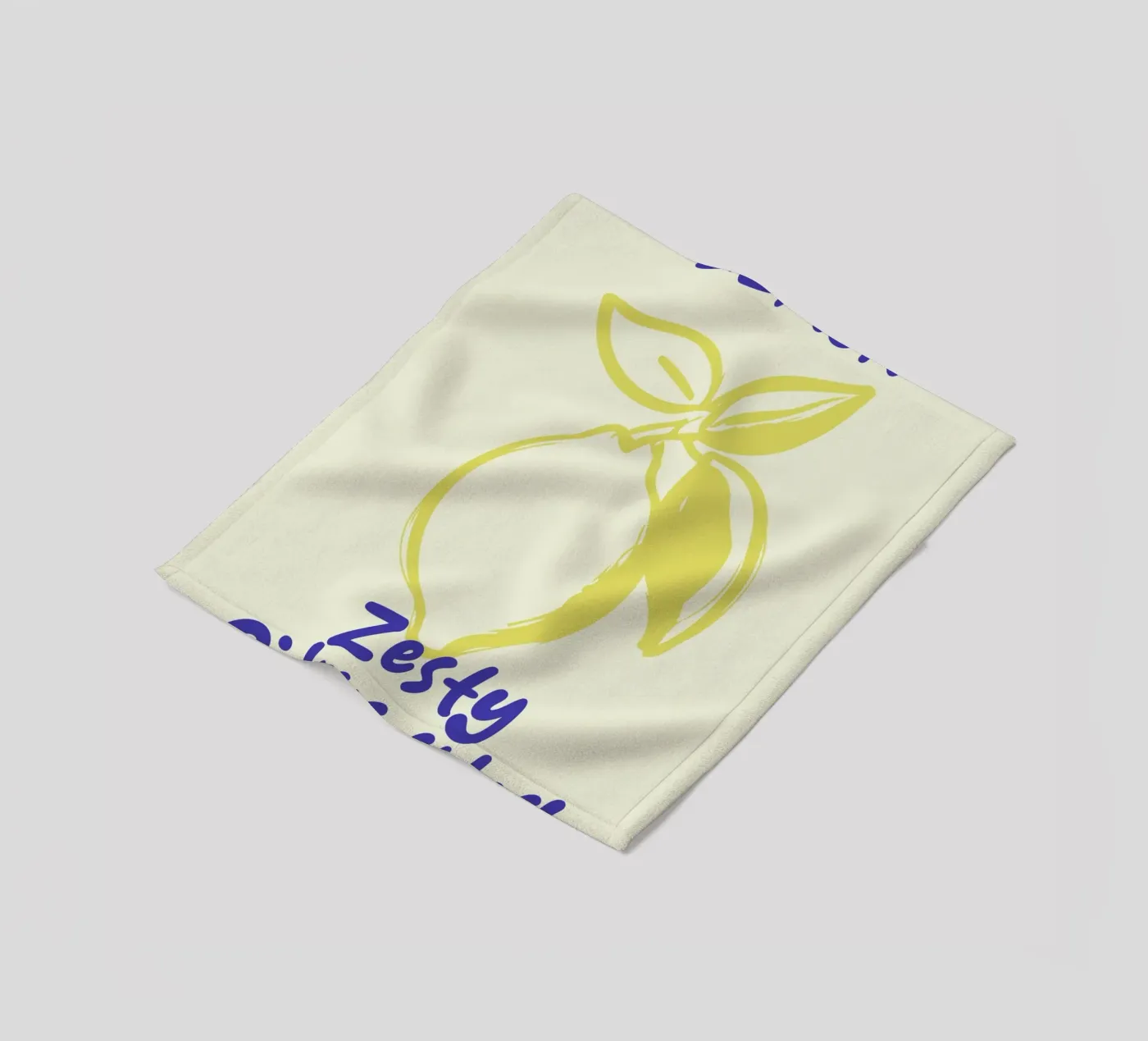 lemon fleecedeken van ramosashop